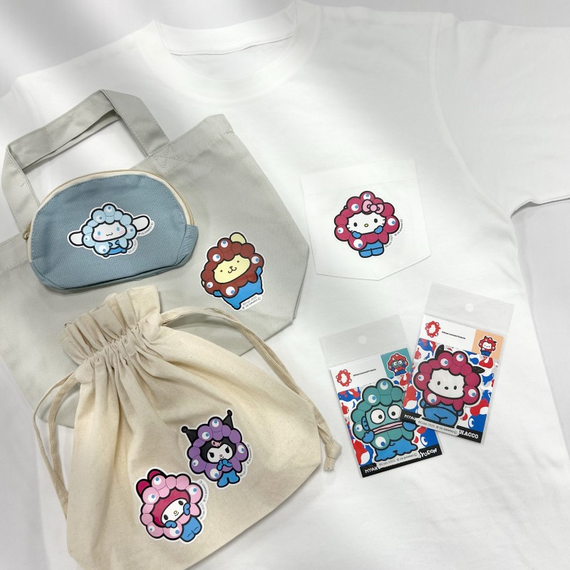 EXPO2025 【サンリオキャラクターズ】 ミャクミャクなりきりアパレルステッカー全身　ポチャッコ　