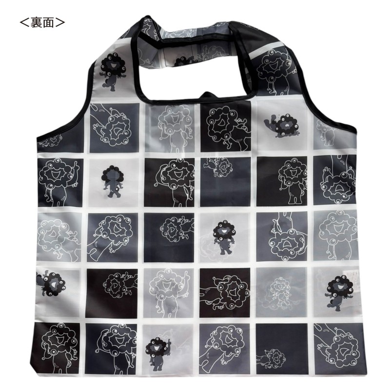 EXPO2025 ミャクミャク ショピングバッグL スクエア 黒 SMA/190