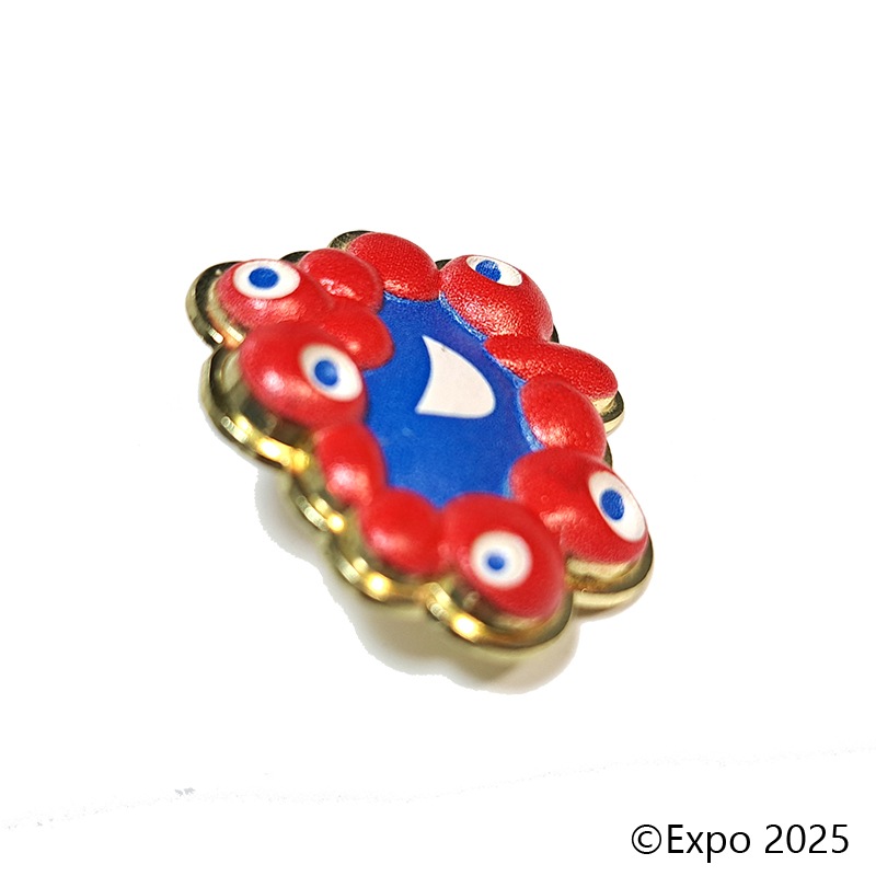 EXPO2025 ミャクミャク フルカラー3Dピンズ | バッジ | EXPO2025