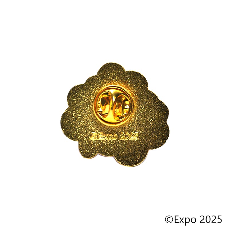 EXPO2025 ミャクミャク フルカラー3Dピンズ 金ミャクミャク | バッジ