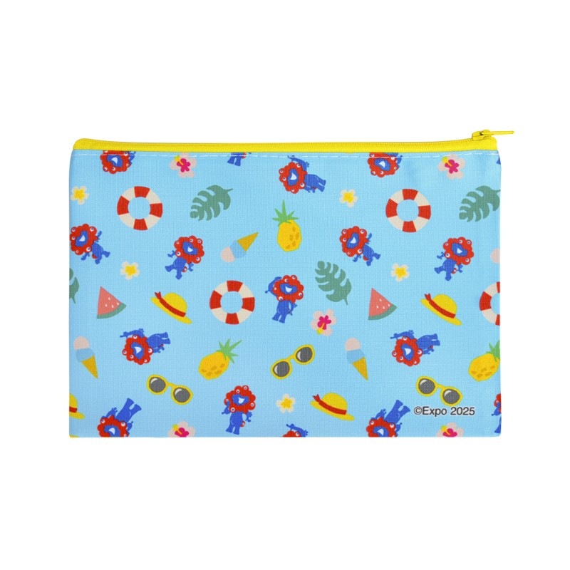 EXP02025 ミャクミャク  ジッパーポーチ サマー