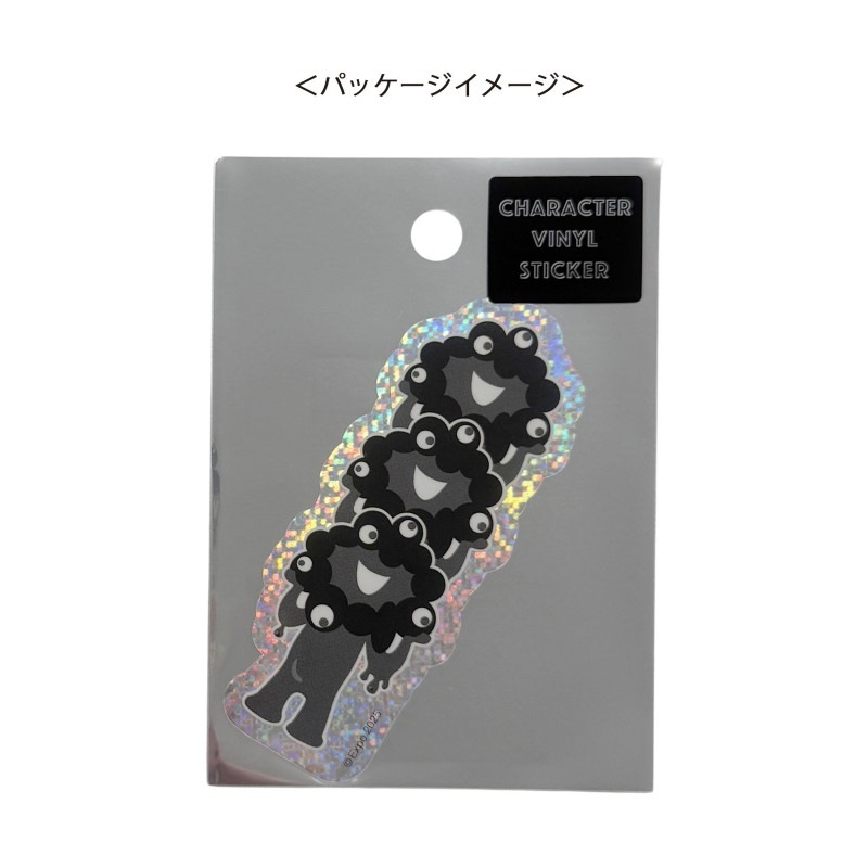 EXPO2025 ミャクミャク ステッカー ライン 黒 SMA/216