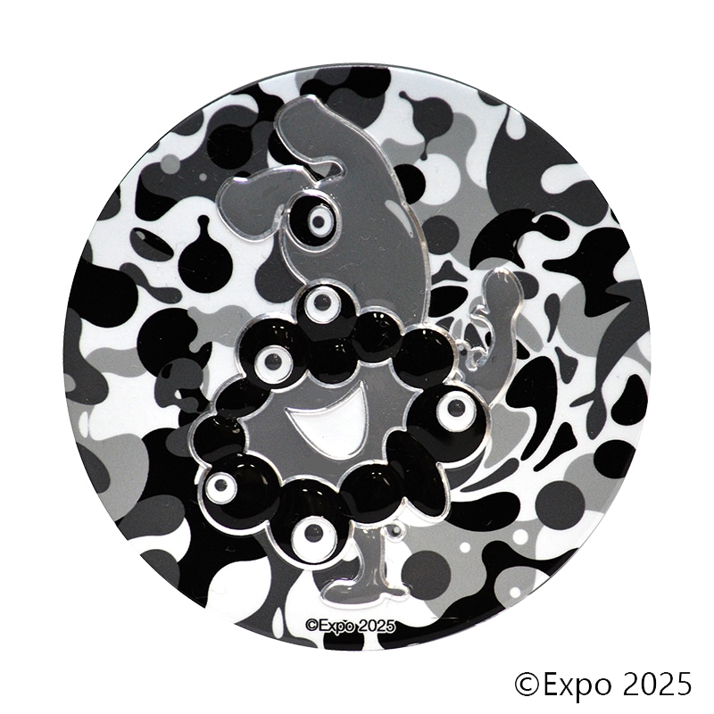 EXPO2025 ミャクミャク 彫金マグネット 黒ミャクミャク