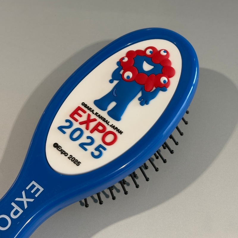 EXPO2025　ミャクミャクヘアブラシ　立ち青