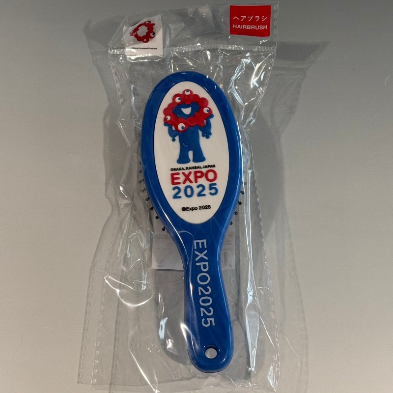 EXPO2025　ミャクミャクヘアブラシ　立ち青