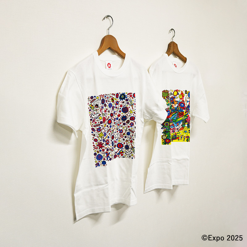 EXPO2025　ミャクミャク　ハイクオリティーＴシャツ　ミャクミャク∞内なる響き_Ｌ