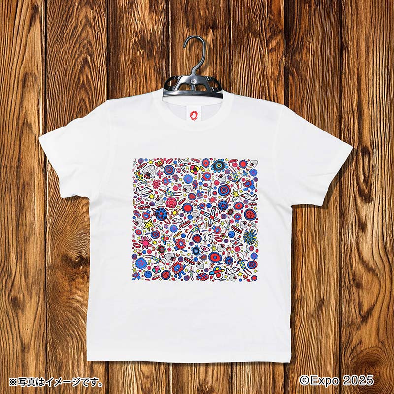 EXPO2025　ミャクミャク　ハイクオリティーＴシャツ　ミャクミャク∞内なる響き_Ｌ