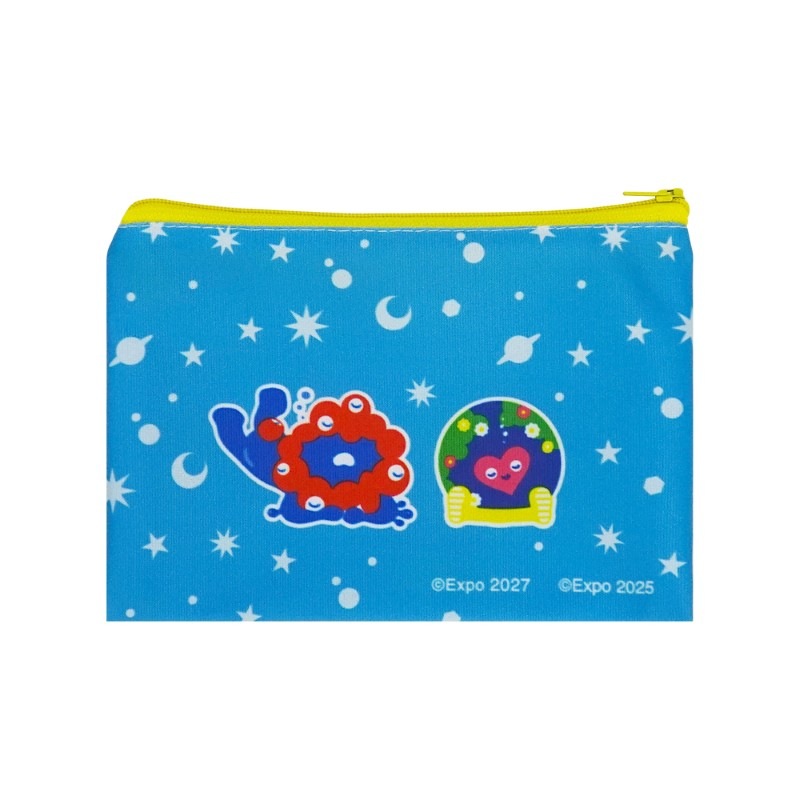 EXPO2025 ミャクミャク 【トゥンクトゥンク】 ジッパーポーチ ブルー
