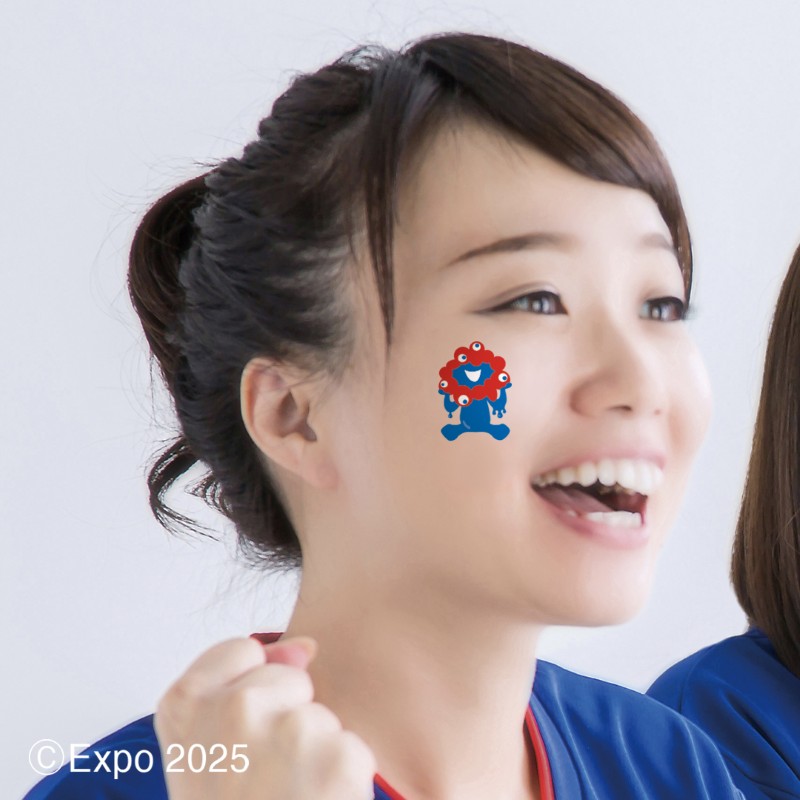 2025大阪・関西万博 ミャクミャク フェイス&ボディシール