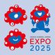 2025大阪・関西万博 ミャクミャク フェイス&ボディシール