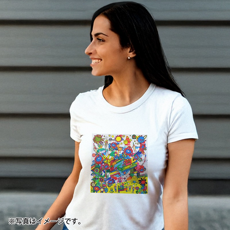 EXPO2025　ミャクミャク　ハイクオリティーＴシャツ　ミャクミャク∞脈々と彩る蜂の舞２_L