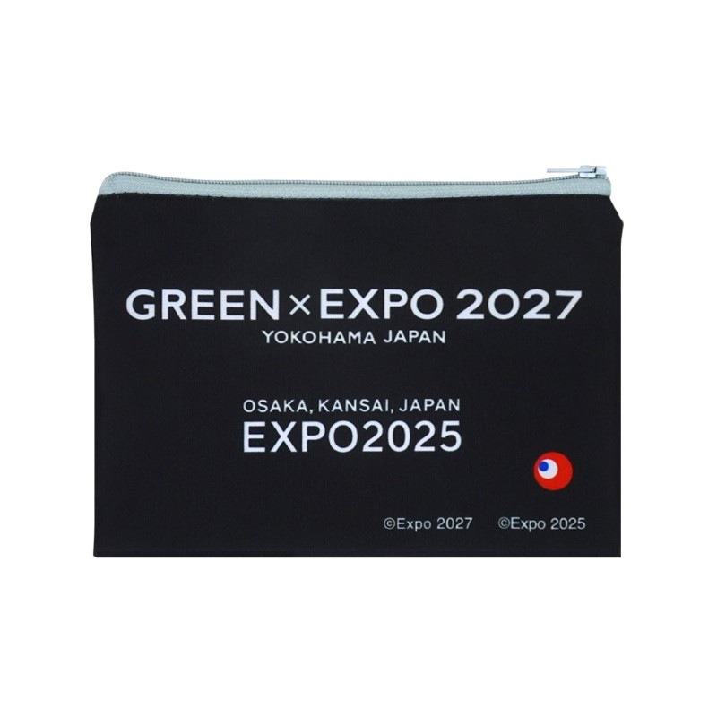 EXPO2025 ミャクミャク 【トゥンクトゥンク】 ジッパーポーチ 黒