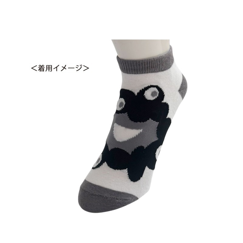 EXPO2025 ミャクミャク 靴下 SMA/212 GY×WH キッズ