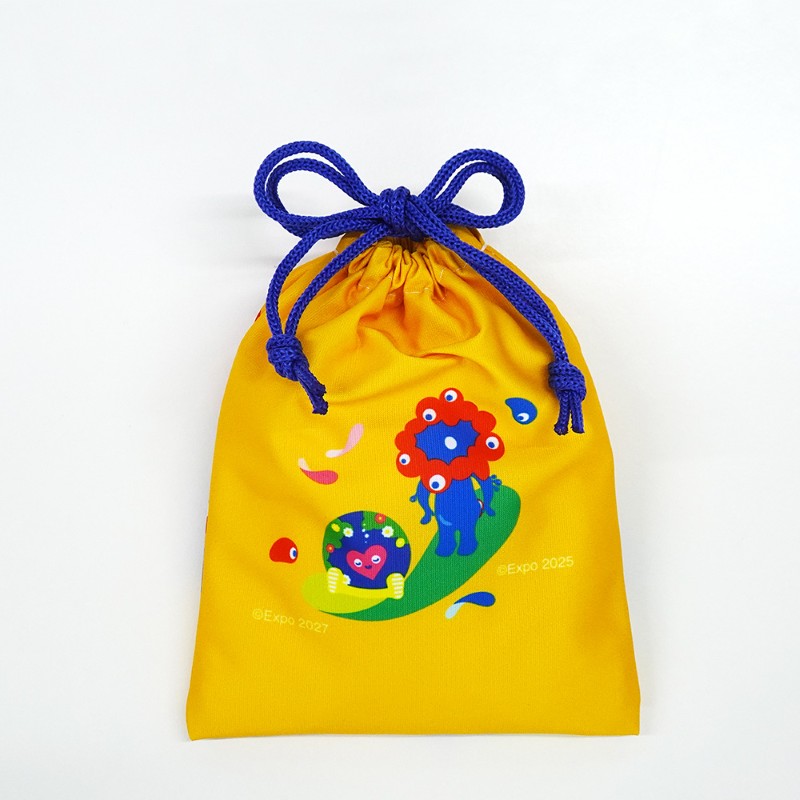 EXPO2025 ミャクミャク 【トゥンクトゥンク】 巾着 オレンジ