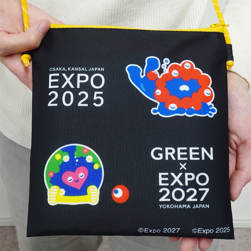 EXPO2025 ミャクミャク 【トゥンクトゥンク】 ショルダーポーチ 黒