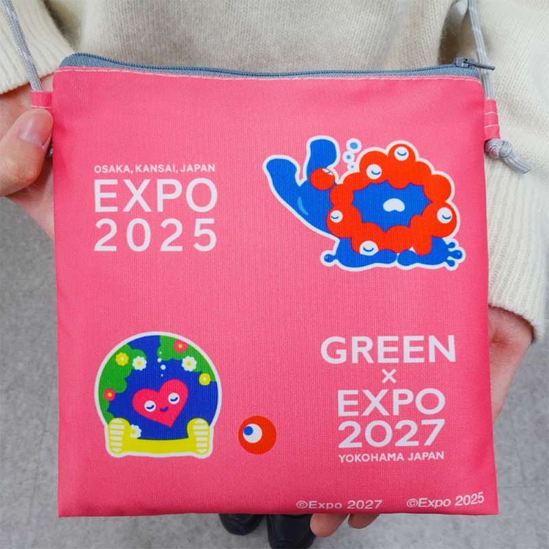 EXPO2025 ミャクミャク 【トゥンクトゥンク】 ショルダーポーチ ピンク