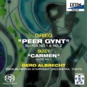 グリーグ：「ペール・ギュント」第１組曲 第２組曲　ビゼー：「カルメン」第１組曲