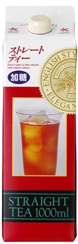 ストレートティー 加糖 1L | 紅茶 | | エキストラ珈琲 公式オンライン