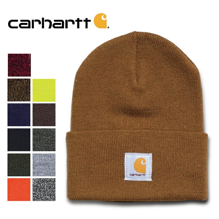 『CARHARTT/カーハート』 crhtt18 ACRYLIC WATCH HAT / アクリルワッチハット -全12色- 