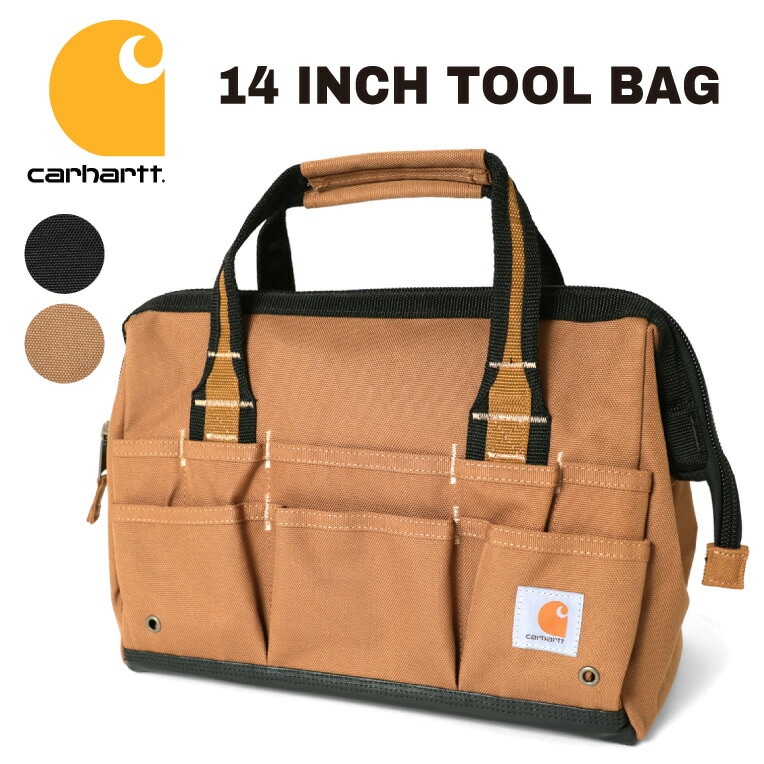 CARHARTT/カーハート  crhtt260105(CT0351) 14-INCH 25 POCKET HEAVYWEIGHT TOOL BAG / 14インチ25ポケットヘビーウェイトツールバッグ -全2色-
