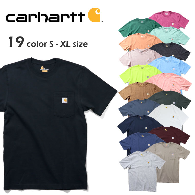 CARHARTT/カーハート CRHTT87 POCKET SHORT SLEEVE TEE / ポケット半袖Tシャツ -全19色- 