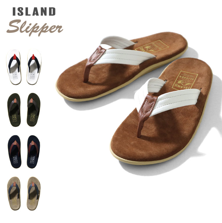 『ISLAND SLIPPER/アイランドスリッパ』 is-pt203ml MIXED LEATHER SANDAL / ミックス レザーサンダル -全5色-