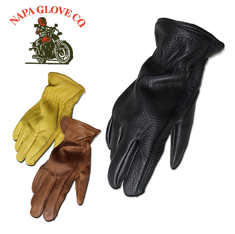 『NAPA GLOVE/ナパグローブ』nap001 DEERSKIN WORK/DRIVER /ディアスキン ワーク/ドライバー -全3色-