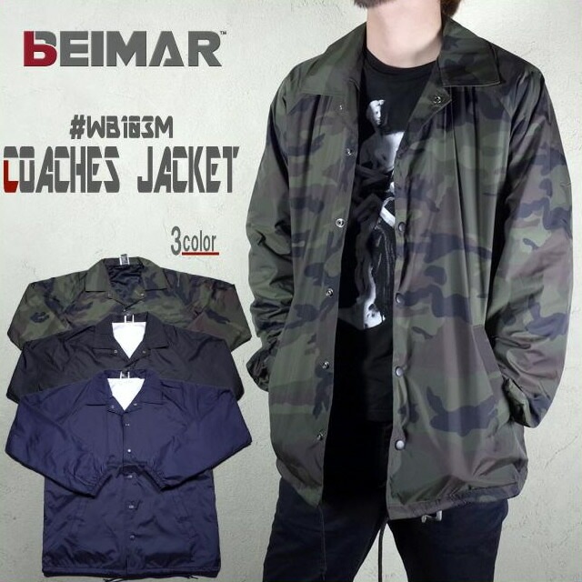 BEIMAR / ビーマー wb103m COACHES JACKET / コーチジャケット -全3色-