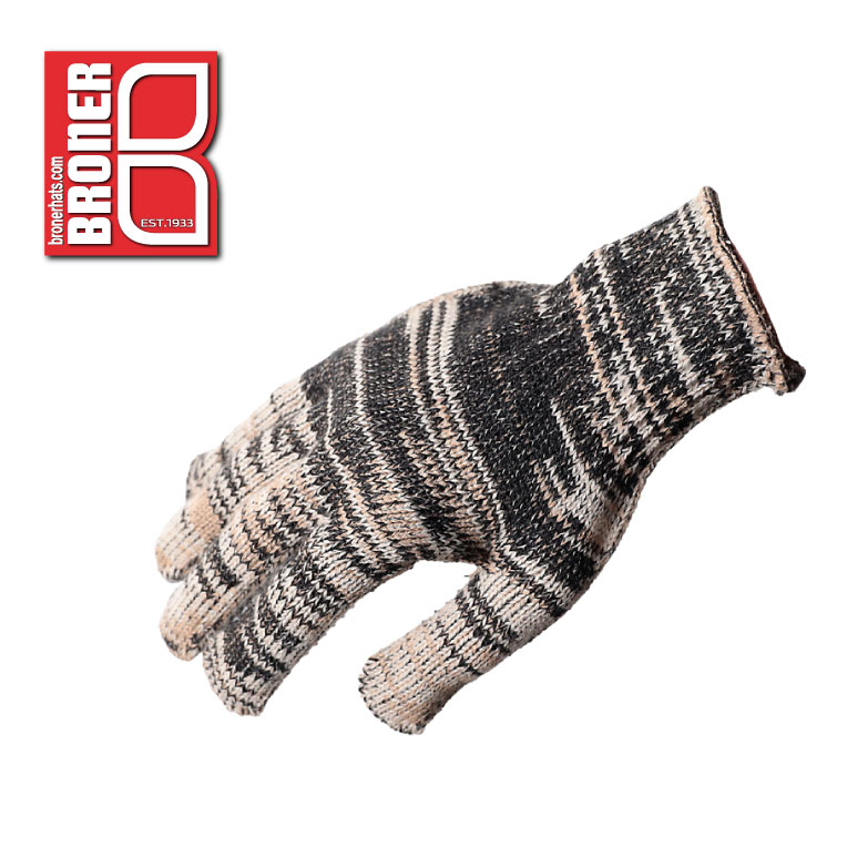 『BRONER/ブローナー』BR13 CAMO KNIT DOTTED GLOVES/カモニット ドットグローブ -全1色-