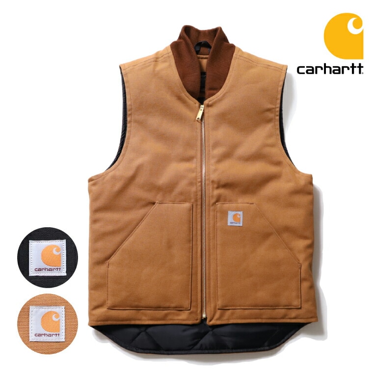 CARHARTT/カーハート crhtt-v01 MEN'S DUCK VEST/ARCTIC-QUILT LINED / メンズダックベスト/アークティックキルトライナー -全2色- 