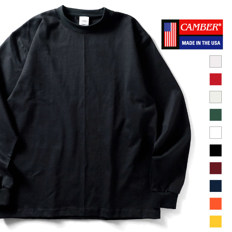 CAMBER / キャンバー CAM305LS MAX-WEIGHT LONG SLEEVE T-SHIRT/ マックスウェイト長袖Tシャツ -全10色-