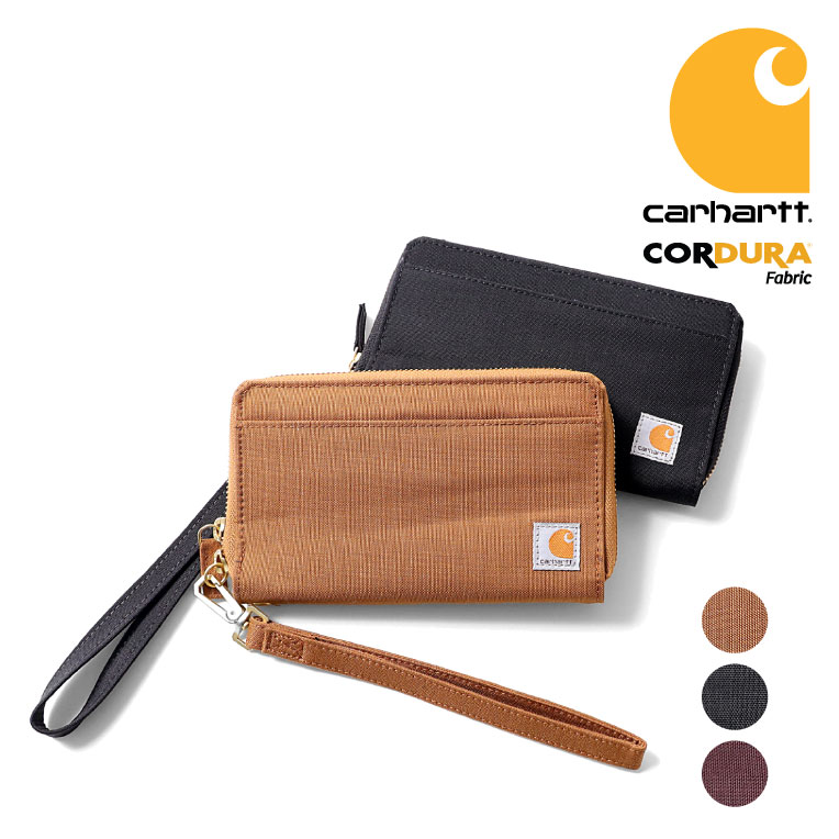 CARHARTT/カーハート CRHTT0246 NYLON DUCK LAY-FLAT CLUTCH WALLET / ナイロンダッククラッチ長財布 -全3色- 