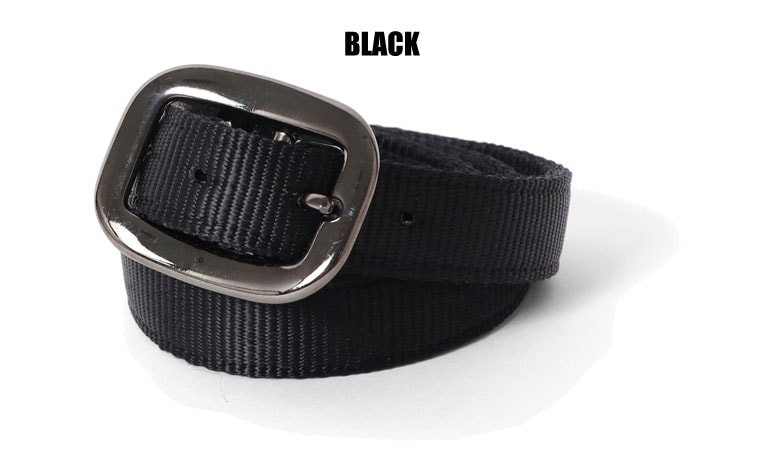 TRIPLE E / トリプル イー TPE48668 NYLON WEBBING PLAIN BELT