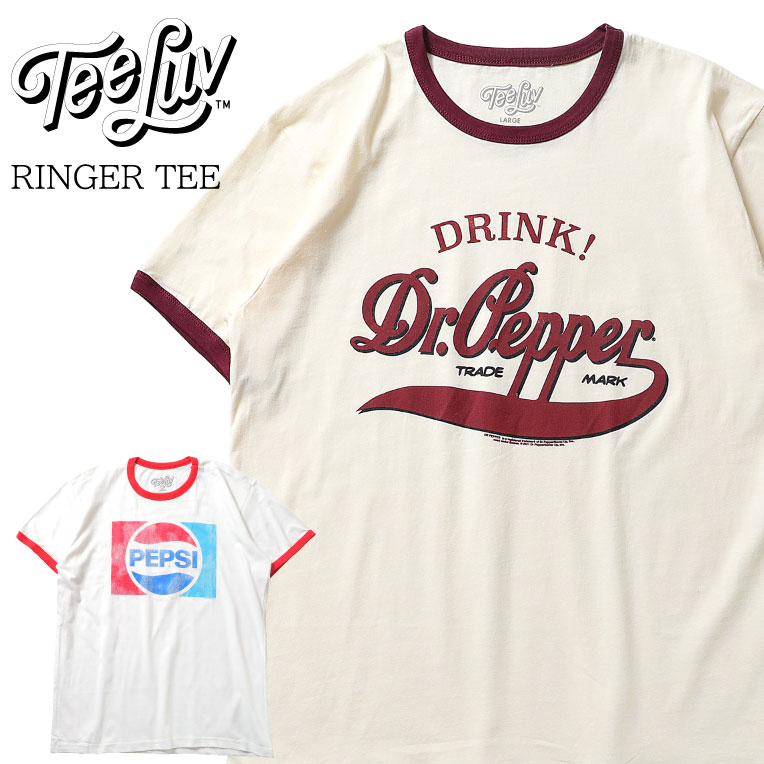 『TEE LUV/ティーラヴ』L-RINGER RINGER TEE / リンガー 半袖プリントTee -全2色-
