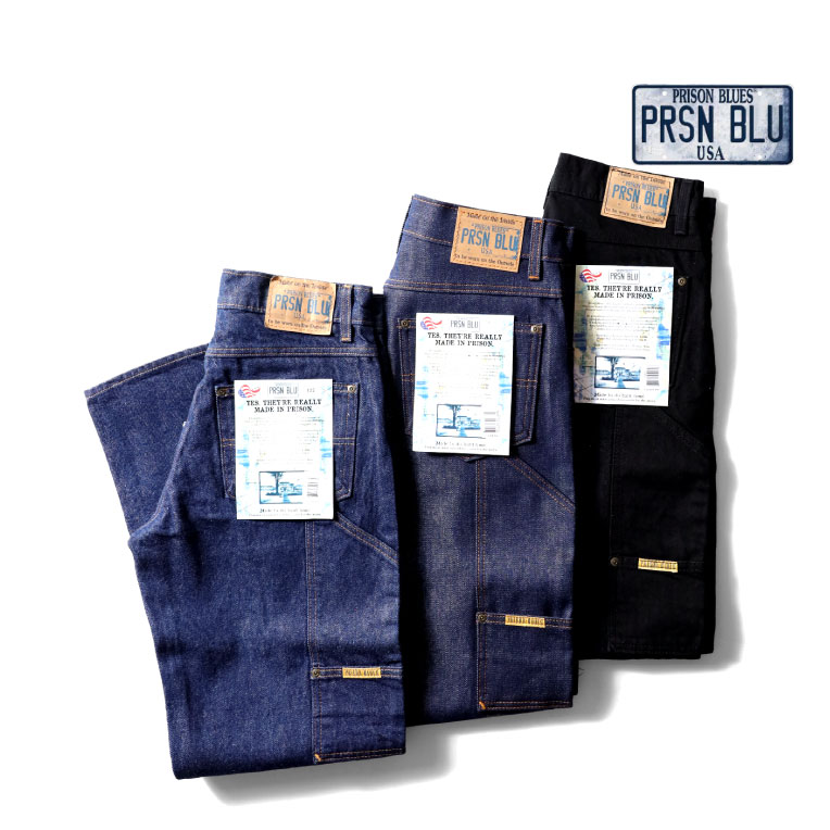 PRISON BLUES / プリズンブルース PRBS191 WORK JEAN 7-POCKET / ワークデニムジーンズ 7ポケット -全3色- 