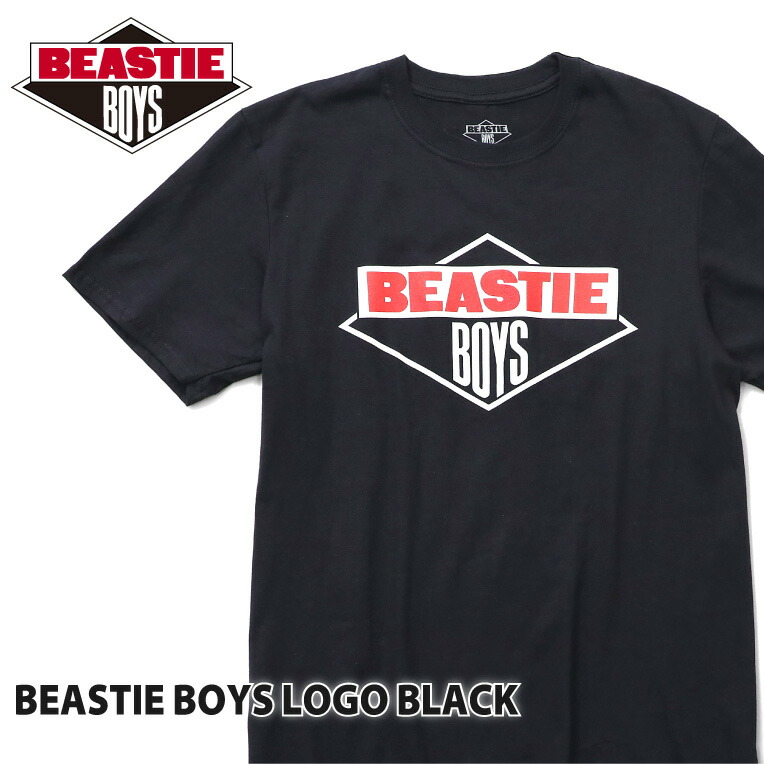 『BEASTIE BOYS / ビースティ ボーイズ』BEASTTS04MB BEASTIE BOYS (LOGO) BLACK / ビースティボーイズ ロゴ ブラック -全1色-