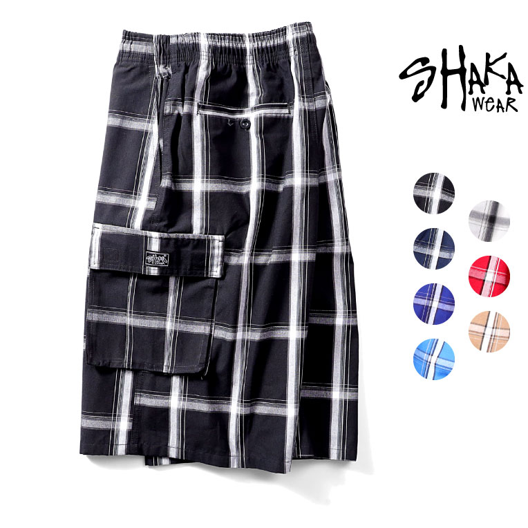 SHAKA WEAR / シャカ ウェア SHAKA223 PLAID SHORTS / プライドショーツ -全7色- 