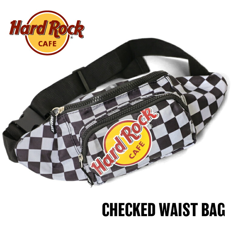 HARD ROCK CAFE / ハード ロック カフェ HARD004 CHECKED WAIST BAG チェック ウエスト バッグ -全1色-