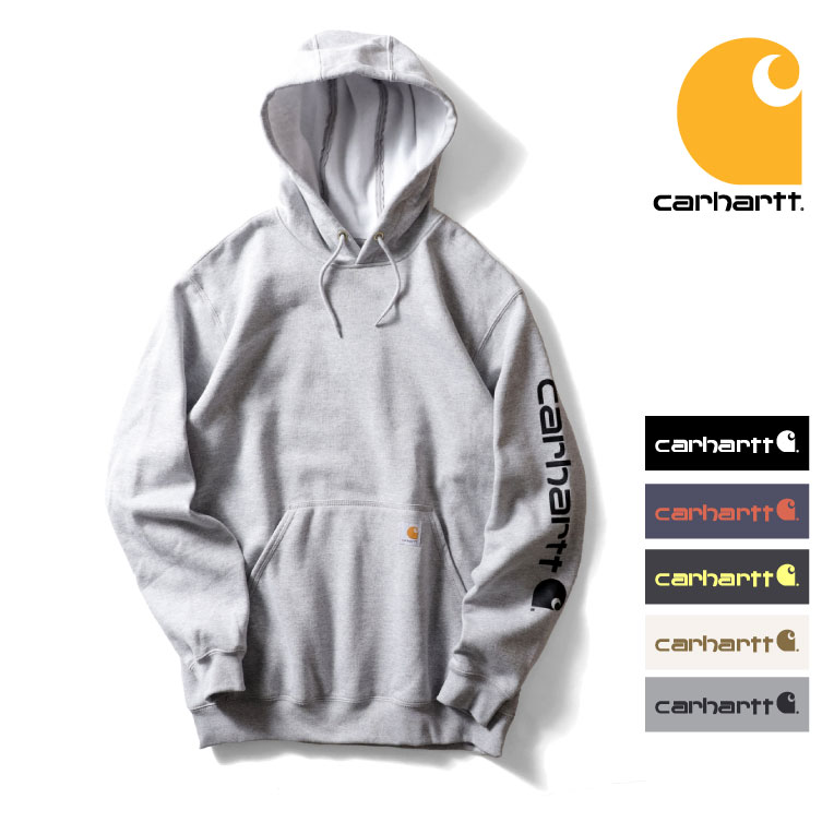 CARHARTT / カーハート crhtt-k288 LOOSE FIT MIDWEIGHT GRAPHIC LOGO SLEEVE PULLOVER PARKA  / ルーズフィットグラフィックロゴスリーブプルオーバーパーカー -全5色-