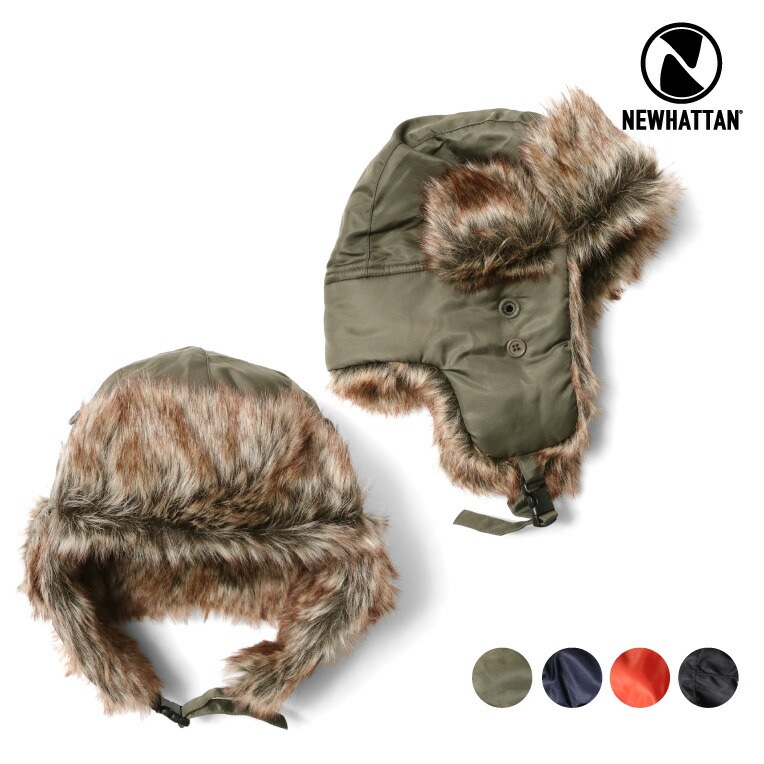 NEWHATTAN / ニューハッタン NHN6007 TROOPER HAT / トルーパー ハット -全4色-