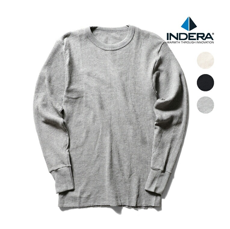 INDERA / インデラ I839LS COTTON HEAVYWEIGHT THERMALS / コットン ヘビーウェイト サーマル -全3色-