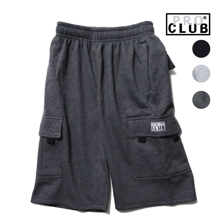 PROCLUB/プロクラブ PCB167 MEN's FLEECE CARGO SHORT / メンズ フリース カーゴショーツ -全4色- 