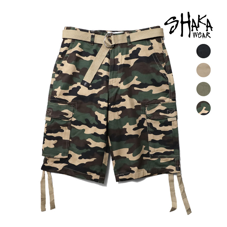 SHAKA WEAR/シャカウェア SHAKA15 TWILL CARGO SHORT / ツイルカーゴショーツ -全4色- 