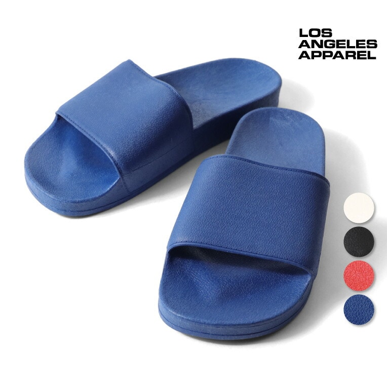 LOS ANGELES APPAREL / ロサンゼルスアパレル L-UNISLIDE UNISEX EVERYDAY SLIDES / ユニセックス エブリデイ スライド -全4色-