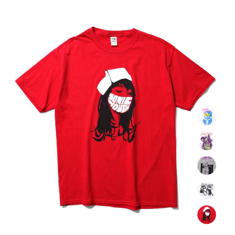 SONIC YOUTH / ソニックユース KUNGFU-S SONIC YOUTH PRINT TEE / ソニックユース プリント 半袖TEEシャツ -全5色-