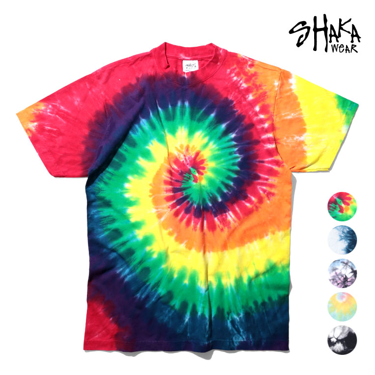 SHAKA WEAR / シャカ ウェア  SHAKA221 7.5oz Max Heavyweight Tie Dye S/S Tee / タイダイTeeシャツ -全4色- 