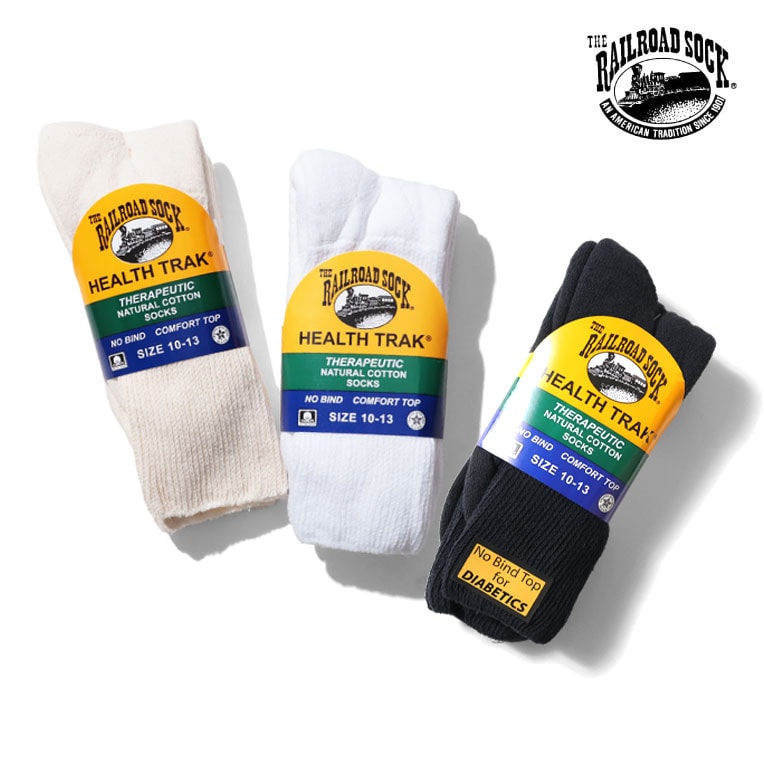 THE RAILROAD SOCK / レイルロードソックス RS991 MENS DIABETIC SOKCS / メンズソックス -全3色-