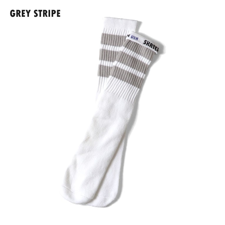 SKATER SOCKS / スケーターソックス SKATER19 19 inch MID-CALF STRIPE