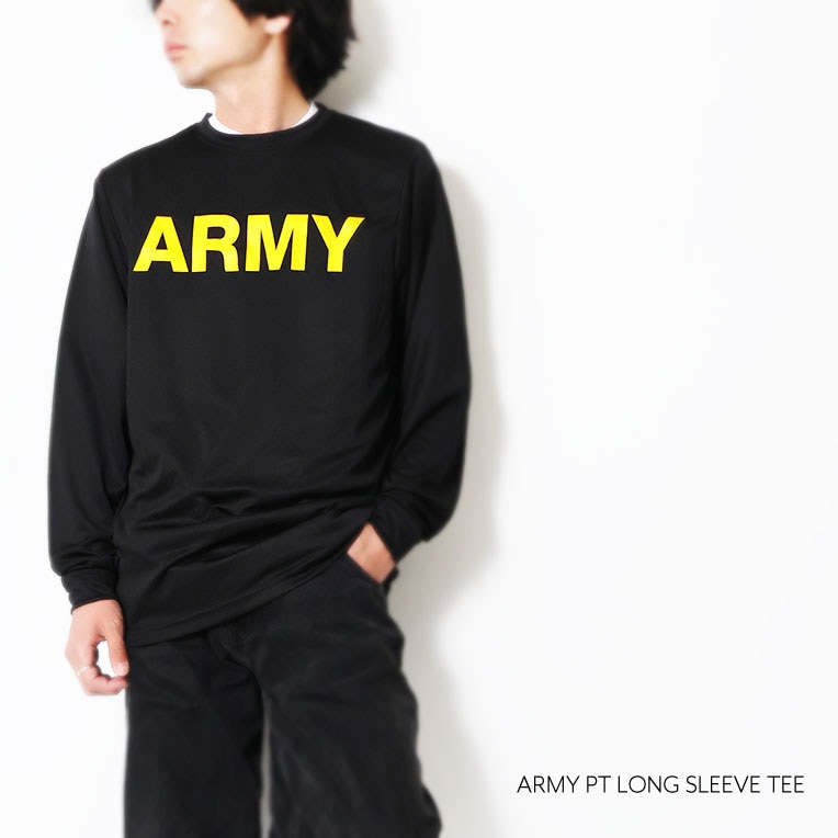 SOFFE / ソフィー SF8856A ARMY PT LONG SLEEVE TEE / アメリカ陸軍PT長袖Tシャツ  -全1色-