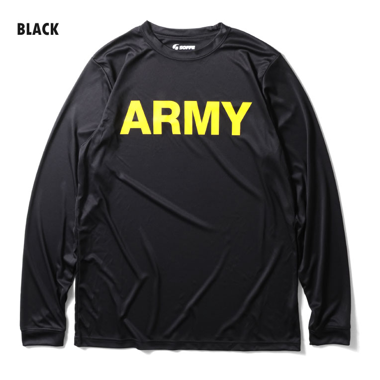SOFFE / ソフィー SF8856A ARMY PT LONG SLEEVE TEE / アメリカ陸軍PT長袖Tシャツ  -全1色-